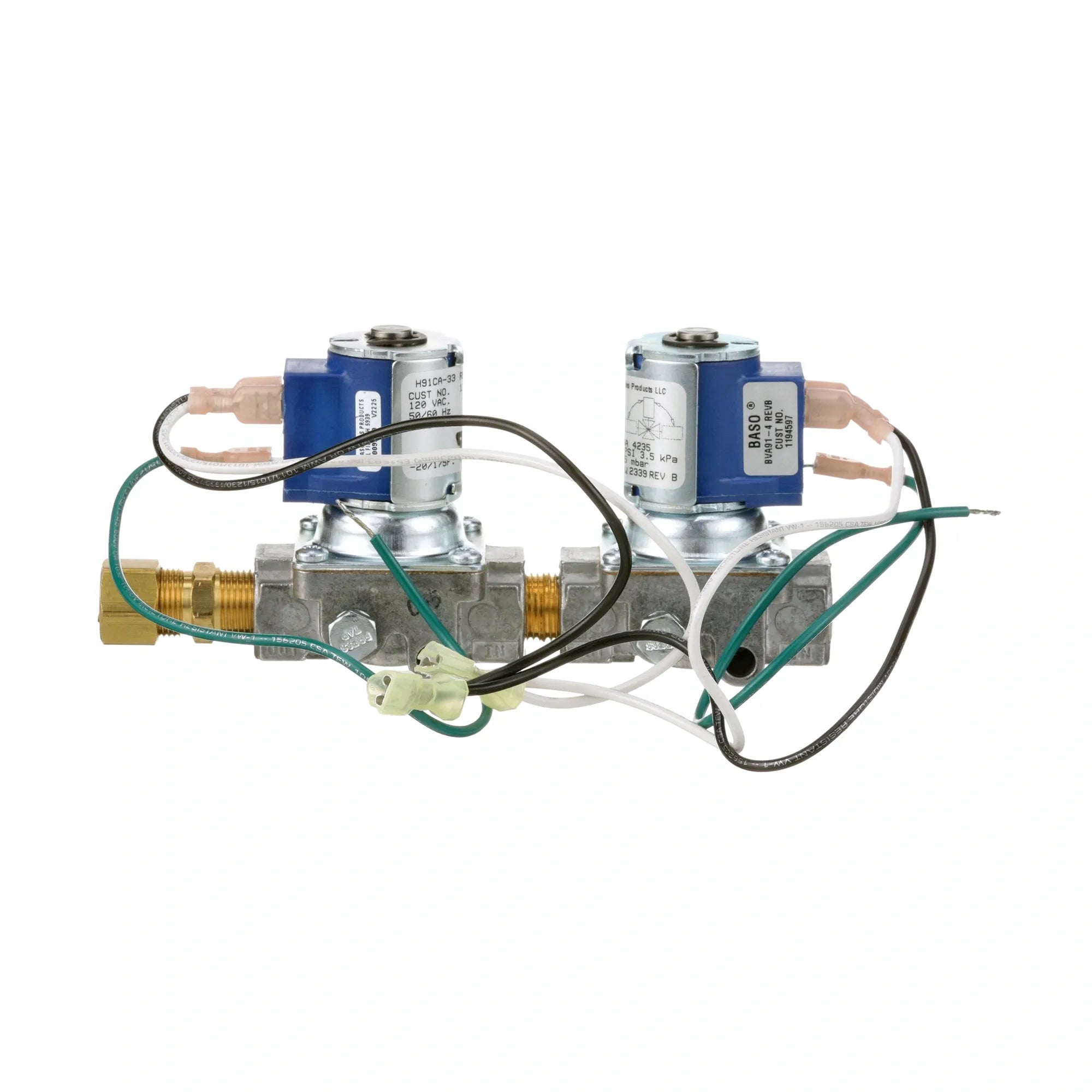 1194597 Southbend - Dual Solenoid Valve 120V Assembly alternate view 1 1194597 Southbend - Dual Solenoid Valve 120V Assembly alternate view 1